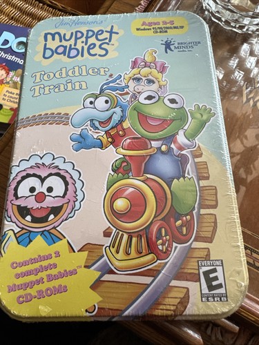 Videogioco PC Muppet Babies Toddler Train 2 cd NUOVO SIGILLATO SCATOLA DI LATTA - Foto 2 di 4