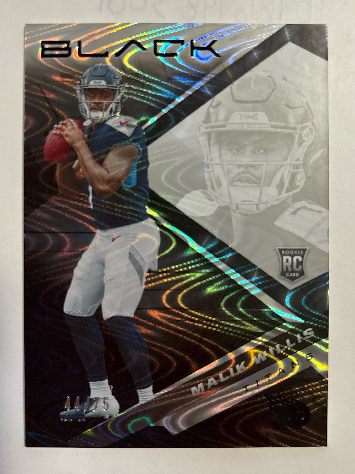 2022 Panini Black - Rookies Malik Willis #125 Silver /75 (RC)