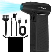 Compressed Air Duster-135000RPM, Mini Air Blower with Brushless Motor 3-Gear ...