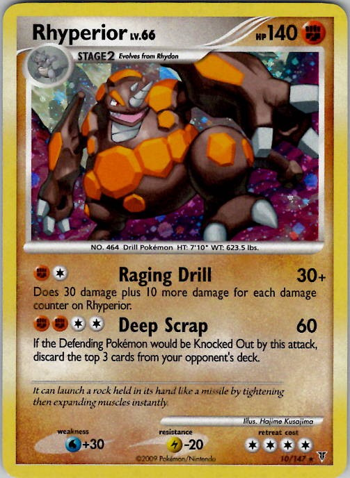 Rhyperior Supreme Victors 10 Holo NM
