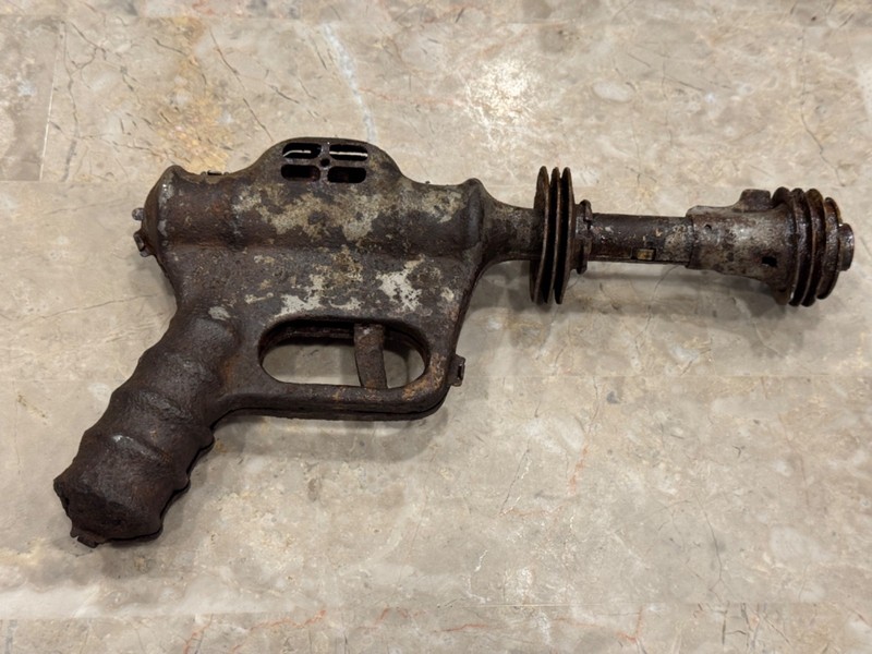 Buck Rogers Atomic Pistol Daisy U-235 1946 Diecast Cap Gun Vintage Space Toy 