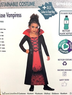 Amscan Kostüm Mädchen  Vampir verkleidung Karneval Halloween