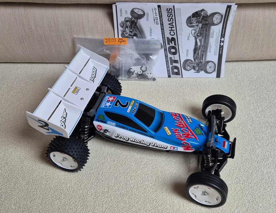 Tamiya 58587  1/10 NEO FIGHTER Buggy, RTR + Kugellager, Servo - "NEU"/ungefahren - Bild 2 von 4