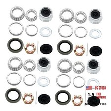 4 Sets 3500lb Trailer Bearing Kit L68149 L44649 Trailer Axle L68149-4 Sets