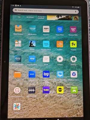 Amazon Fire HD 10 32GB 2021 T76N2B Pink Tablet Excellent 11th Generation