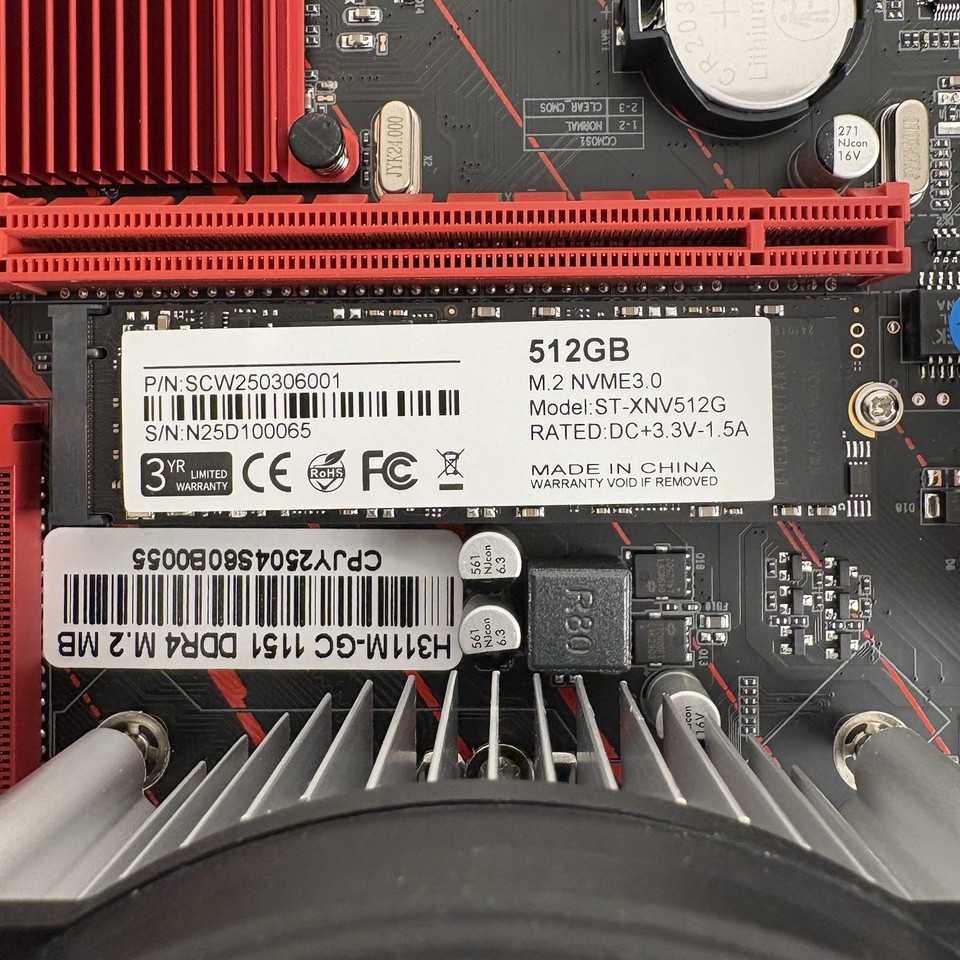 Intel Gaming Motherboard CPU RAM Combo i7-8700 32GB DDR4 512GB SSD ...