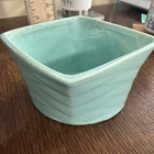 McCoy Aqua Green Planter - Unique Shape 3” Vintage - Exc Cond