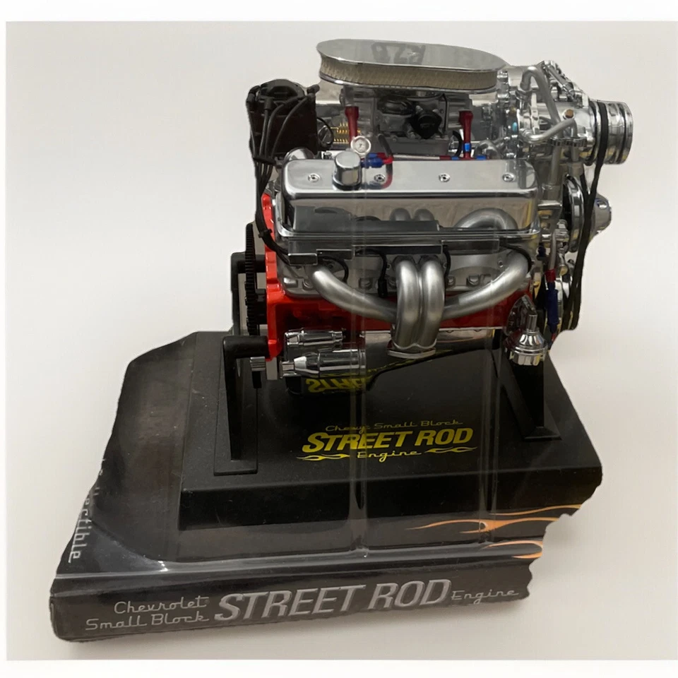 Chevy Small Block Street Rod Engine, Die-Cast Liberty Classics Vintage - Image 4 of 4