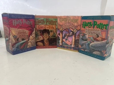 Lot of 4 Harry Potter Books on Cassette tape - Image 1 of 4