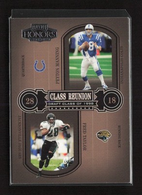 2004 Playoff Honors #CR-11 Peyton Manning / Fred Taylor Class Reunion #/1500