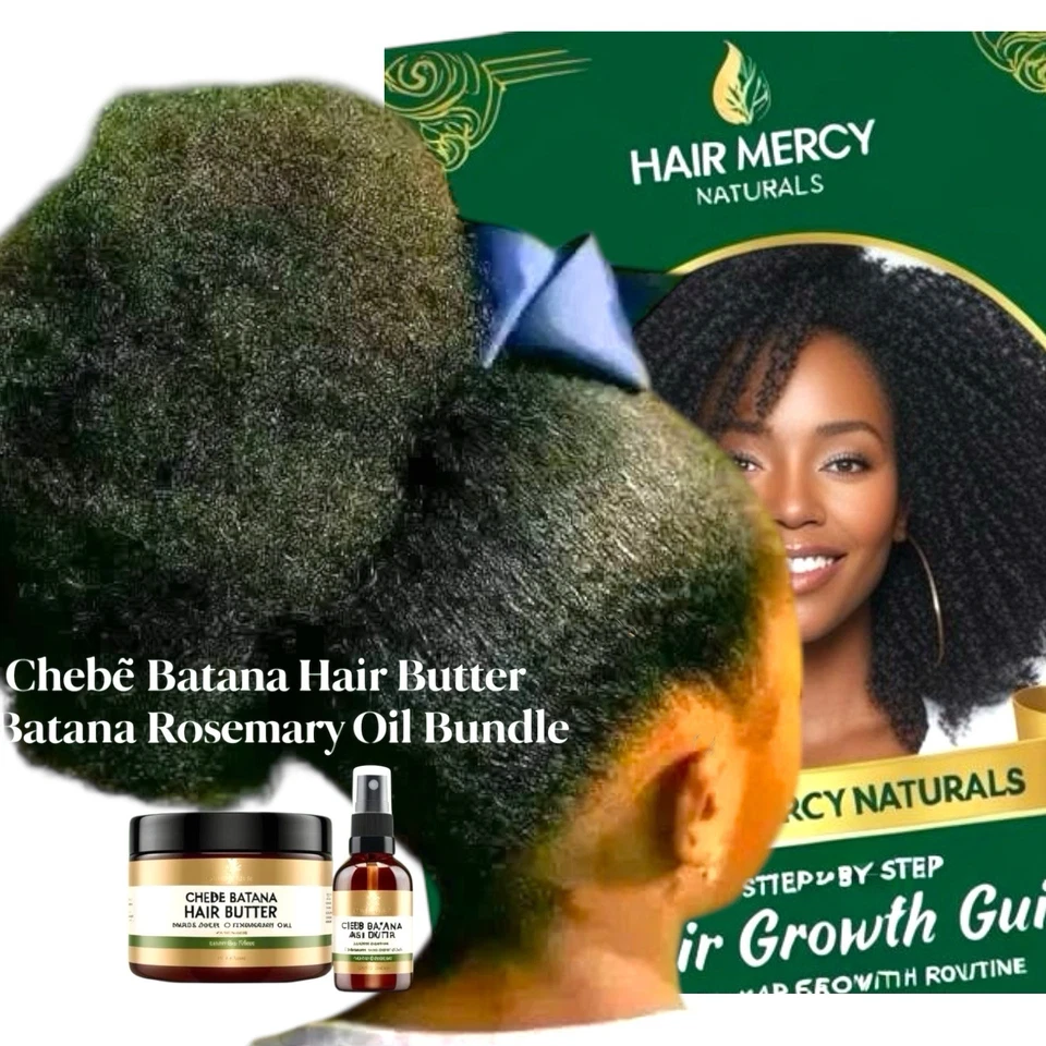 Chebe Batana Butter + Batana Rosemary Oil 4b-4c hair bundle - Image 3 of 4