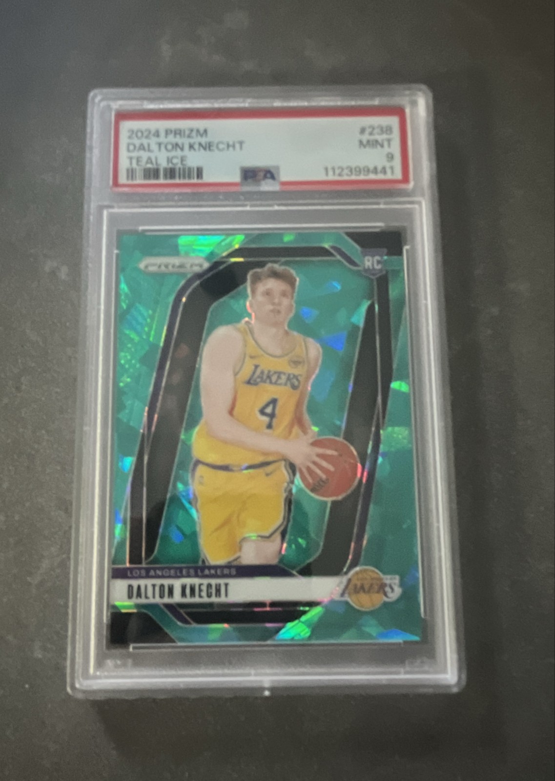 2024-25 Panini Prizm - Dalton Knecht #238 Teal Ice Prizm /225 (RC)