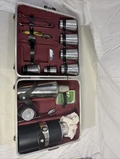Vintage Trav-L-Bar Executair 737 Travel Portable Bar (missing Some Items)