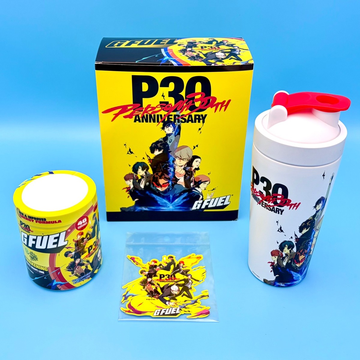 G Fuel Persona 30th Anniversary Awakening Collector's Box Tub