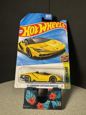 Hot Wheels 2026 Yellow '16 Lamborghini Centenario Roadster 2/250 Exoticars 1/10