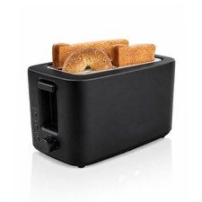 Image of 2/4 Slice Toaster, Reheat/Defrost/Cancel, 7 Browning Levels w/ Crumb Tray
