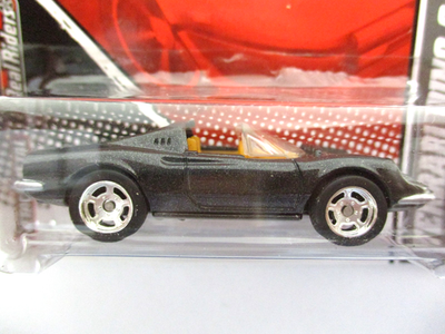 ミニカー Hot Wheels Ferrari Dino 246 GTS Hot Wheels Garage Series Ferrari Dino 246 GTS Black Loose 1