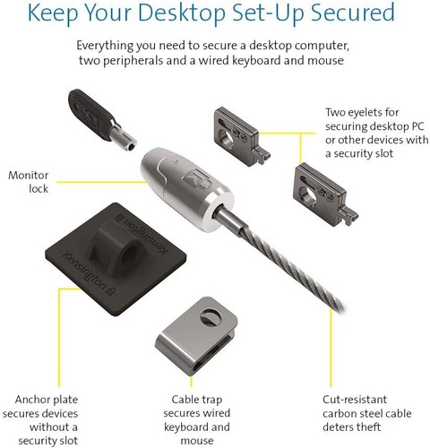 Kensington K64424WW Desktop Peripheral Kit MicroSaver 2.0 - 第 5/8 張圖片