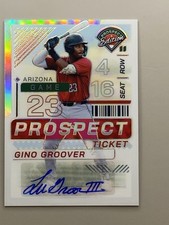 2024 Panini Prospect Edition Gino Groover Auto #46 Diamondbacks Prospect I3515