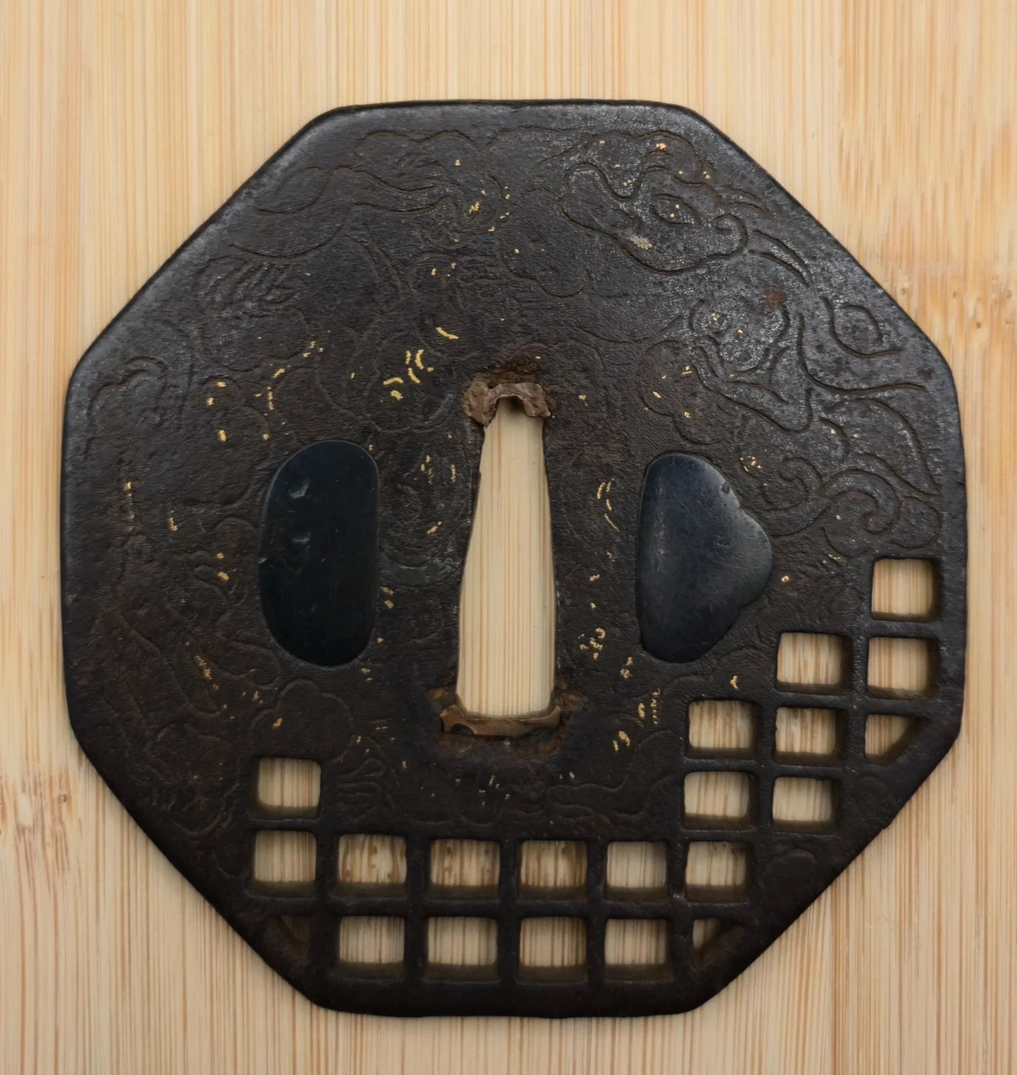 古董日本刀镡| eBay