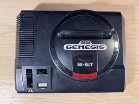 Sega Genesis Model 1 Console 1601 TESTED Bundle w/ Controller 9 Games OEM Wires