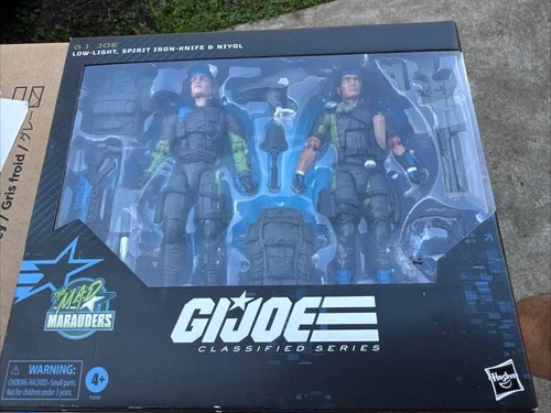 NEW G.I. Joe Classified Series #128 Low-Light Spirit Iron-Knife and Niyol