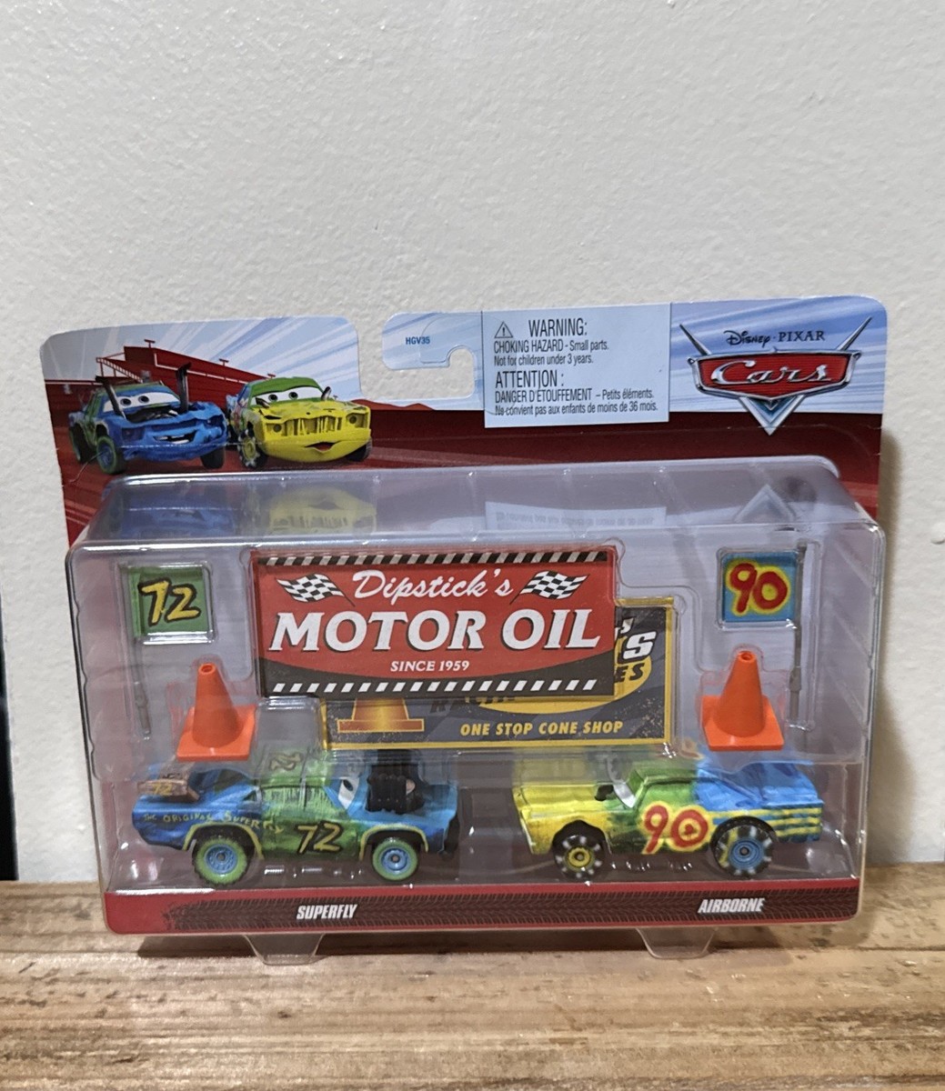 Disney Pixar Cars 3 Superfly #72 & Airborne #90 Includes 8