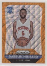 2015-16 Panini Prizm Rookies Orange Wave Prizm Darrun Hilliard #345 on6