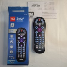 RCA Universal Remote Control BIG Button 4 Device Function RCR414BHE1 Open Box
