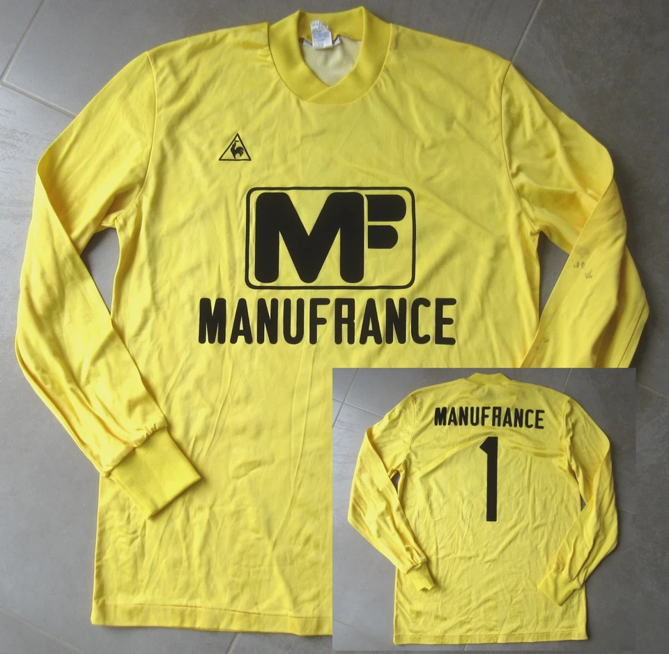 Maillot AS Saint Etienne Manufrance Gardien ASSE Le Coq Sportif taille L - Photo 1/4