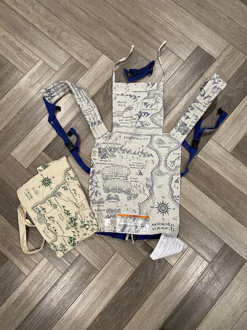 Tula Signature Free To Grow Baby Carrier Oscha Okinami Viridian Used Map Bairn
