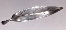 Vintage Stuart Nye Sterling Leaf Pin Brooch