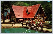 1967 Santa's Workshop North Pole CO Duck Pond Post Office Dexter Press Postcard