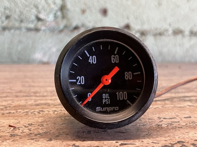 #ad #ad Sun Pro Oil Pressure Gauge $36.00