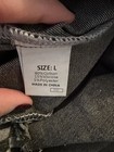NWOT Women’s Boutique Checkered Jean Button Up Size L — photo 2
