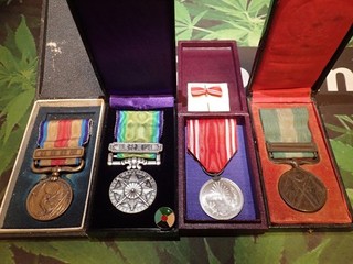 Medaglia Giapponese Giappone distintivo guerra militare WW2 WWII