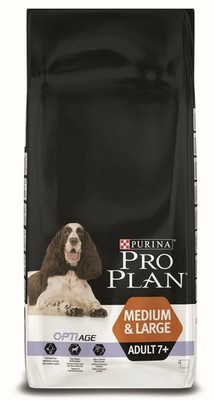 PURINA PRO PLAN Medium & Large Adult 7+ Trockenfutter für Hunde 14kg