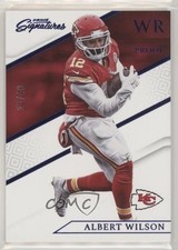2016 Panini Prime Signatures Prime Proof Blue 20/49 Albert Wilson #47 rw8