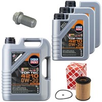 MotoröL Filter Set Top Tec 4210 0W-30 8 Liter + Schraube FüR Mercedes E-Klasse