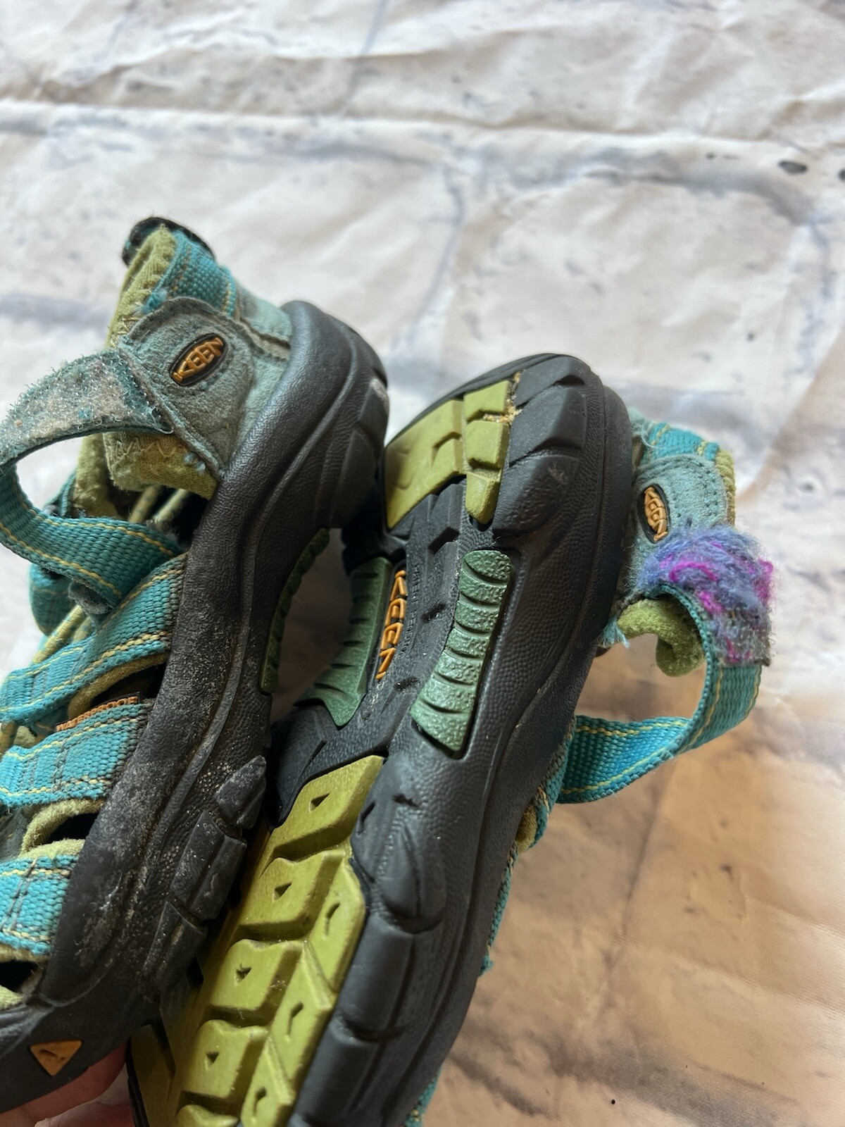 Sandali sportivi da trekking Keen bambino Newport H2 taglia 10 scarpe da acqua blu verde