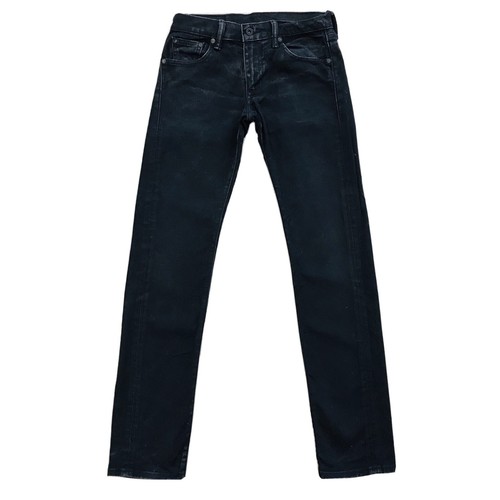 Sublevel Pantalon en jean stretch pour femme Coupe ajustée, Noir , XXL
