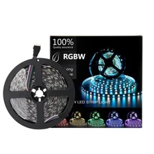 5M RGBW LED Strip Lights RGB+Cool White Adhesive Ribbon Light 5050SMD 300 LEDs
