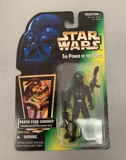 Star Wars The Power of the Force Death Star Gunner w/ Imperial Blaster + Rifle