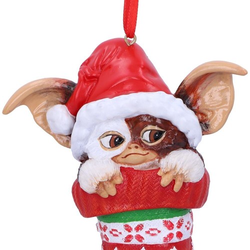 Nemesis Now Gremlins Gizmo in Stocking Hanging Festive Decorative Ornament - Picture 5 of 7