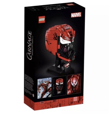 LEGO 76199 Marvel Super Heroes Spider-Man Carnage Helmet, NEW