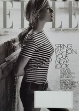 REESE WITHERSPOON April 2009 ELLE Magazine KATIE COURIC / AMERICA FERRERA