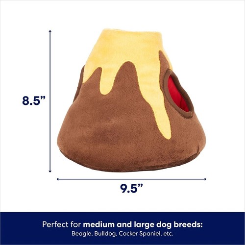 Frisco Volcano Hide & Seek Puzzle Plush Squeaky Dog Toy, Medium/Large. | eBay