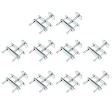 Heavy Duty Hose Clamps - Set of 10 Stainless Steel Clamps for Tubing Control UK