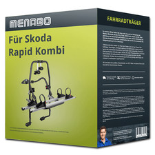 Menabo Fahrradträger Stand Up 2 für Skoda Rapid Kombi NH1/NH3 - 2 Fahrräder  NEU