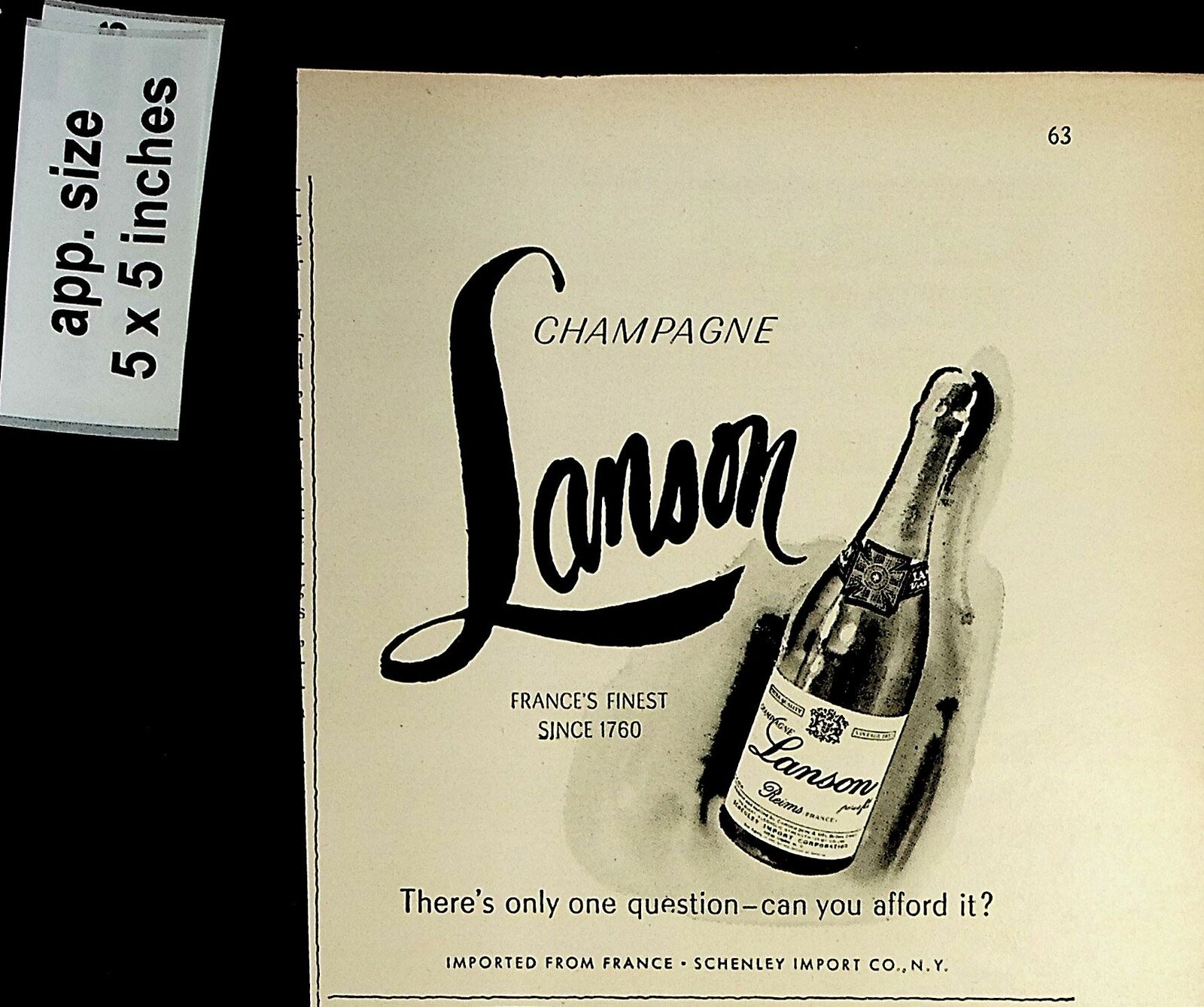 Пару постеров старой рекламы алкоголя. Шампанское Lanson История,Алкоголь,Вино,Реклама